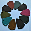 Drachenschuppen aus Fettleder verschiedene Farben